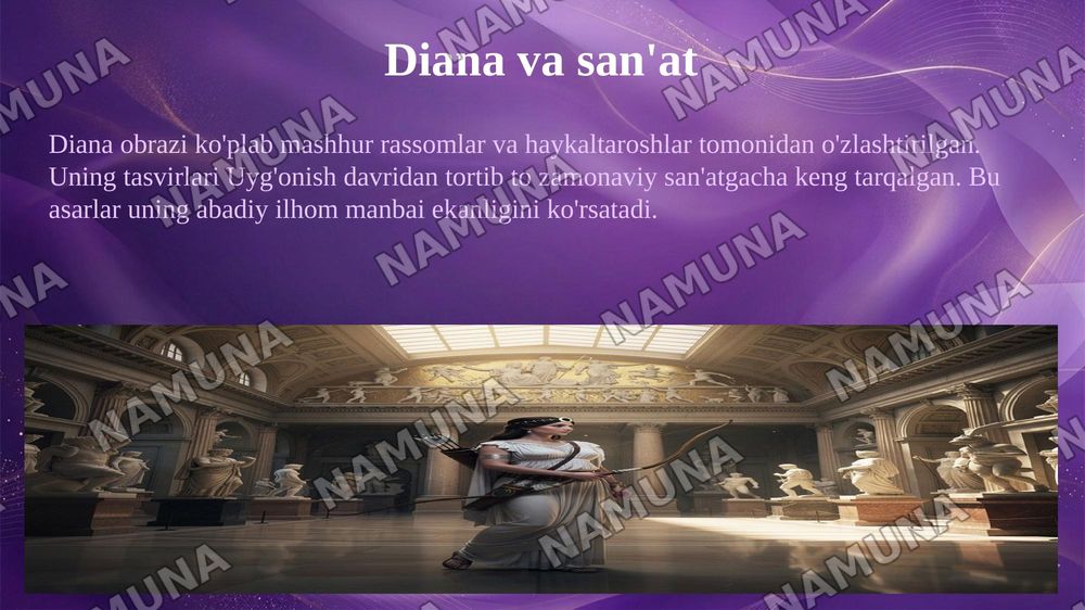 Diana afsonasi — 8-slayd