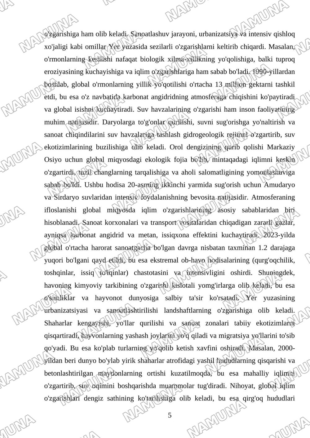 Tabiat — 5-varaq