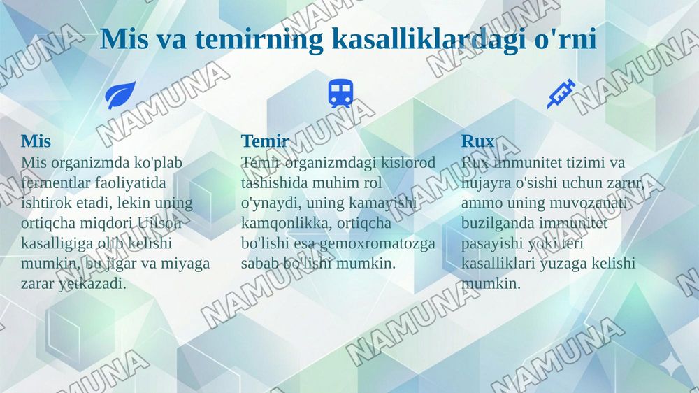 Biogen elementlar konsentratsiyasi o’zgarishi bilan bog’liq bo’lgan endemic va kasb kasalliklari — 7-slayd