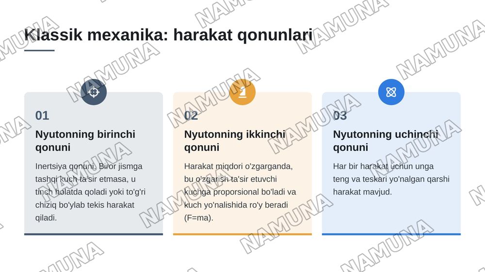 Fizikaning oltin qoidalari — 5-slayd