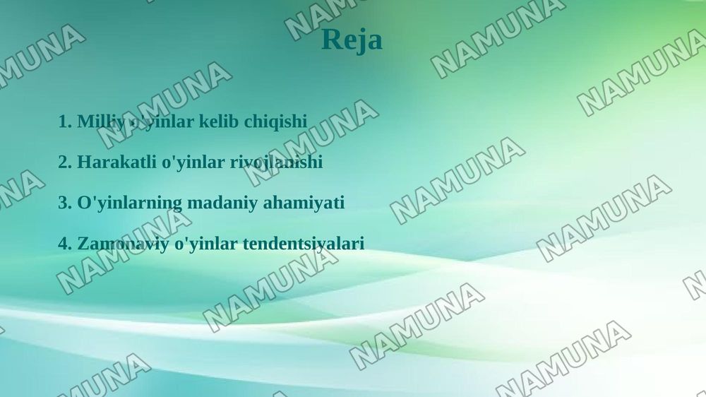Milliy va harakatli o’yinlarning kelib chiqishi va rivojlanish tarixi. — 2-slayd