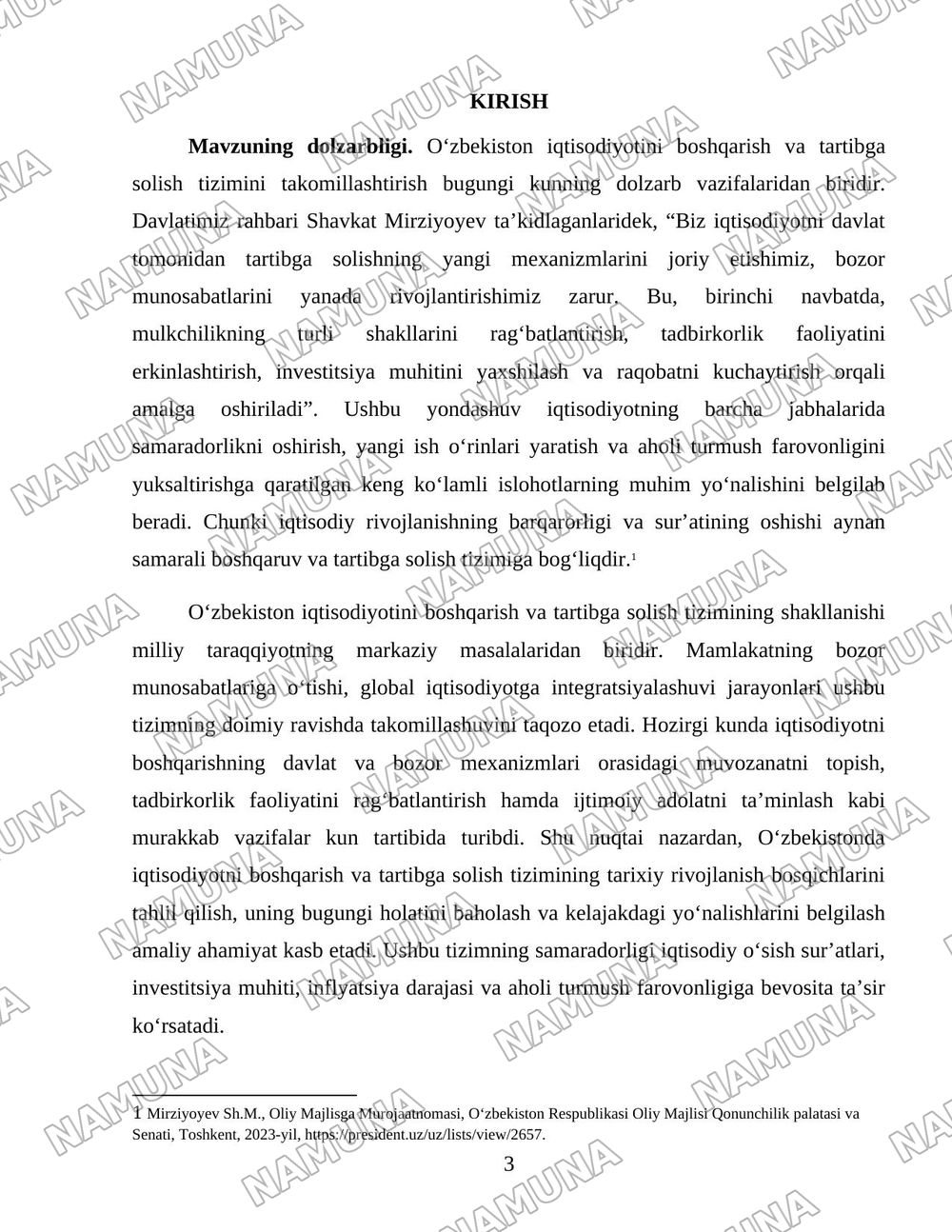 Oʻzbekistonda iqtisodiyotni boshqarish va tartibga solish tizimining shakllanishi — 3-varaq