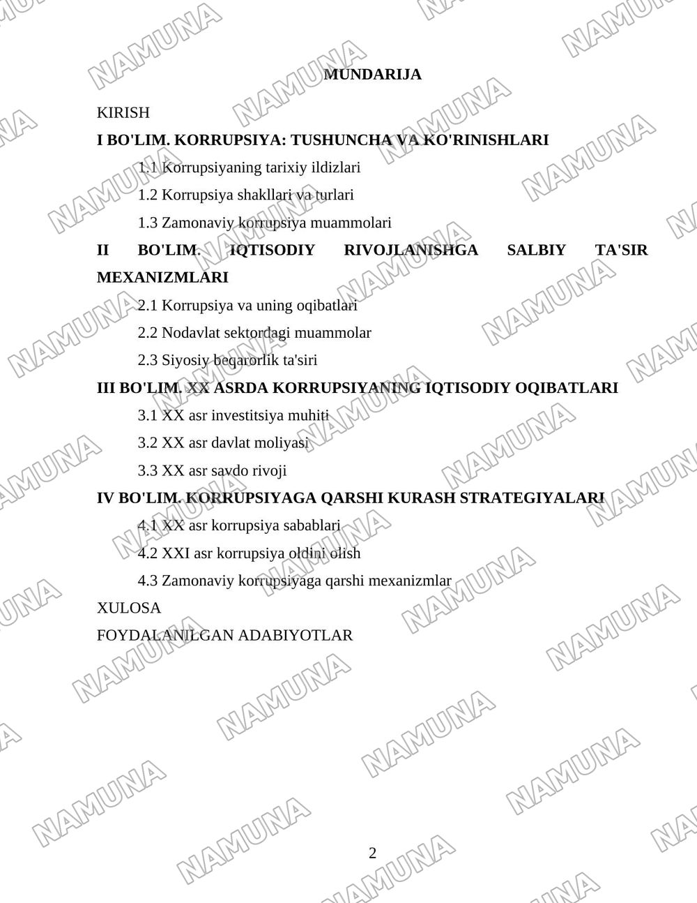 Korrupsiyaning iqtisodiy rivojlanishga ta’siri: nazariy yondashuv — 2-varaq