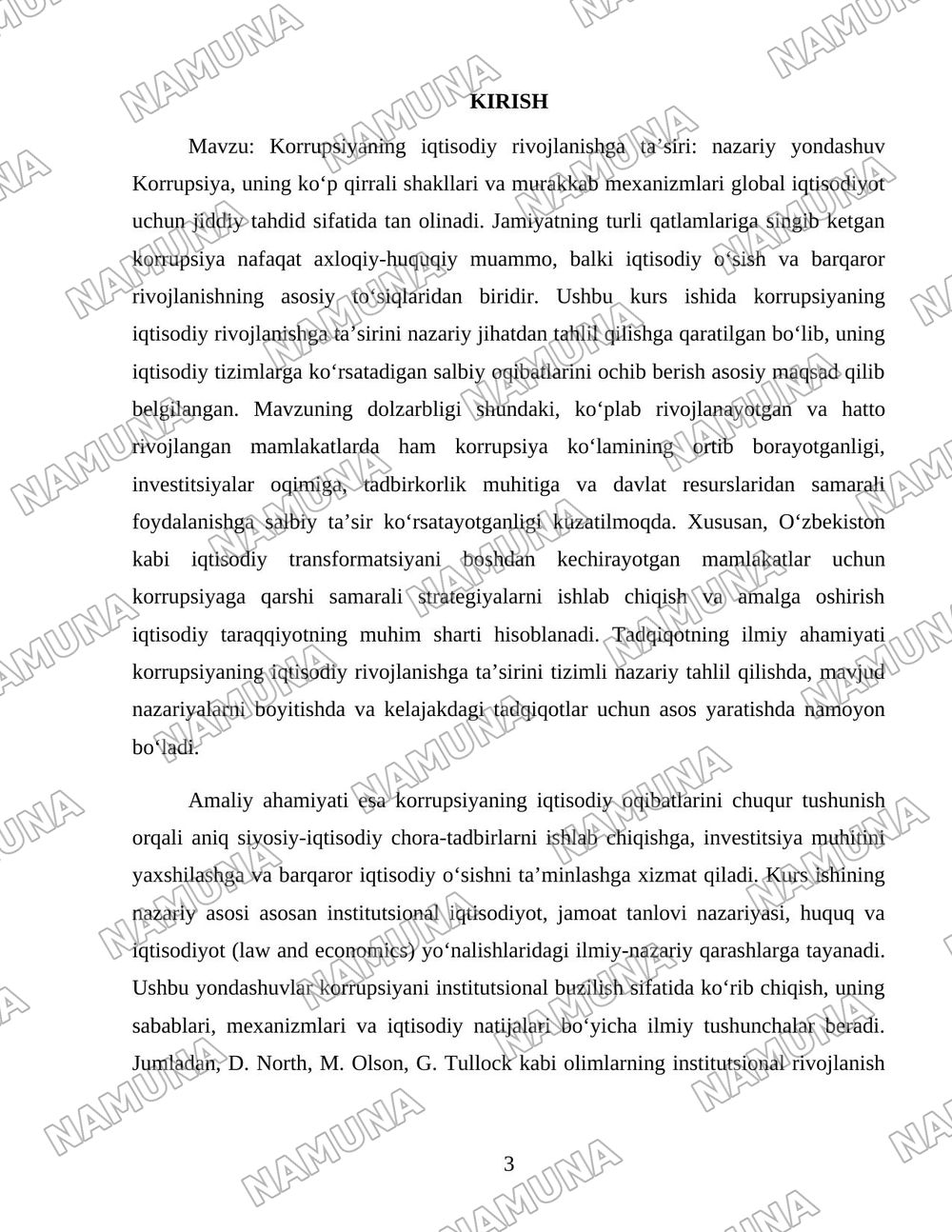 Korrupsiyaning iqtisodiy rivojlanishga ta’siri: nazariy yondashuv — 3-varaq