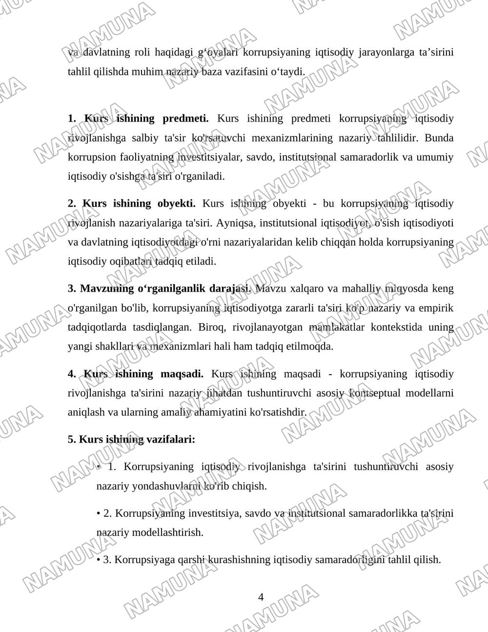 Korrupsiyaning iqtisodiy rivojlanishga ta’siri: nazariy yondashuv — 4-varaq