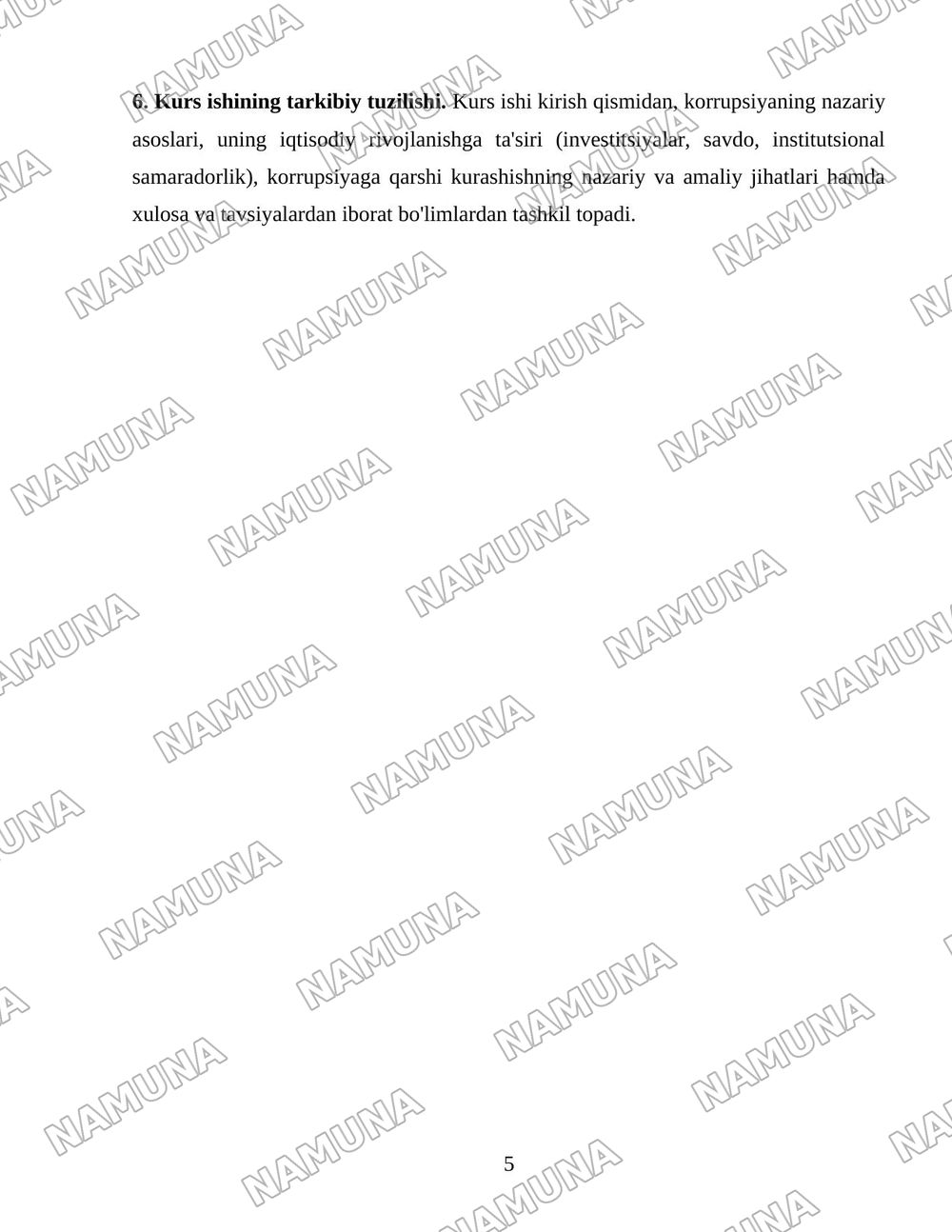 Korrupsiyaning iqtisodiy rivojlanishga ta’siri: nazariy yondashuv — 5-varaq