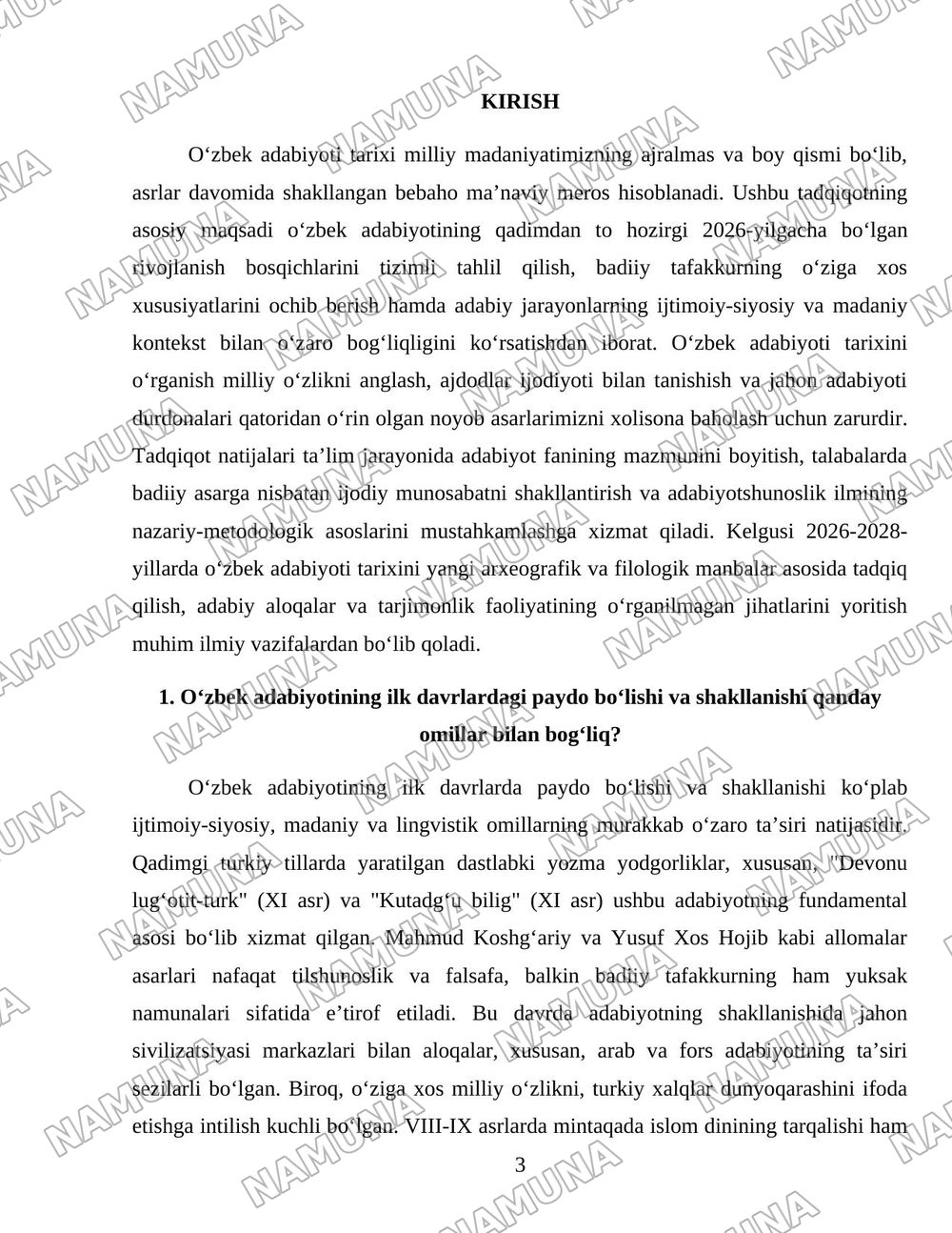 Oʻzbek adabiyoti tarixi — 3-varaq