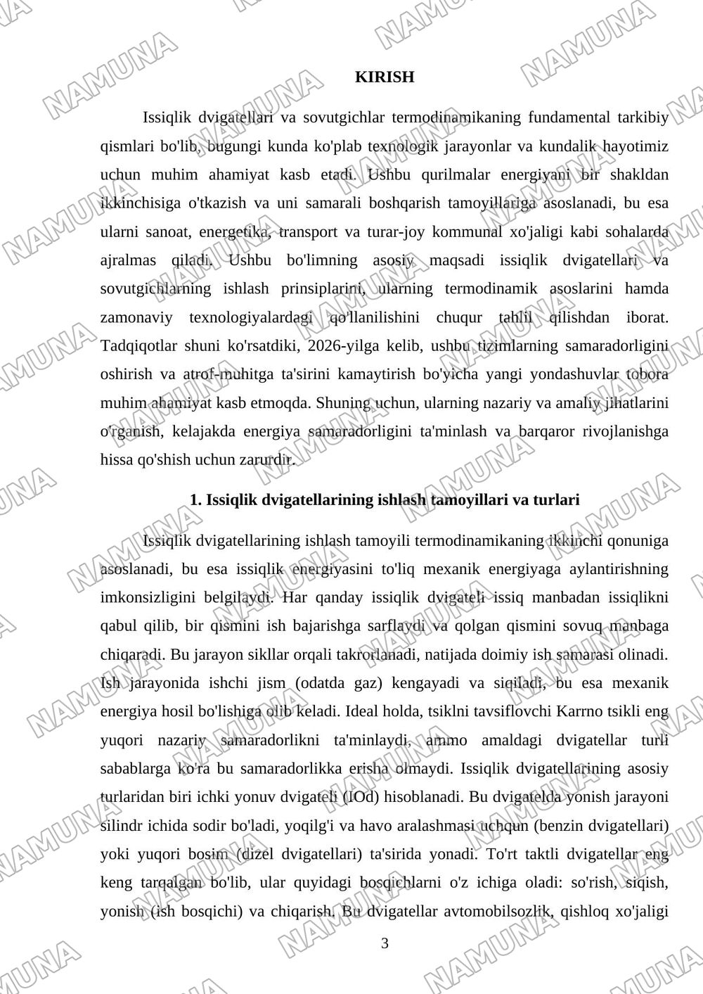 Issiqlik dvigatellar . Sovutgichlar — 3-varaq