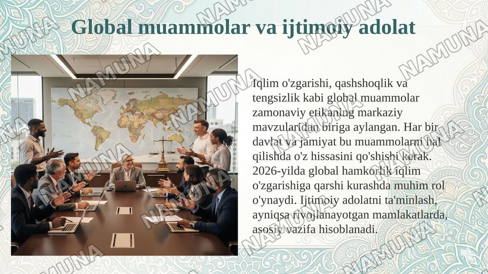 Etikaning zamonaviy yo’nalishlari va muammolari. — 6-slayd