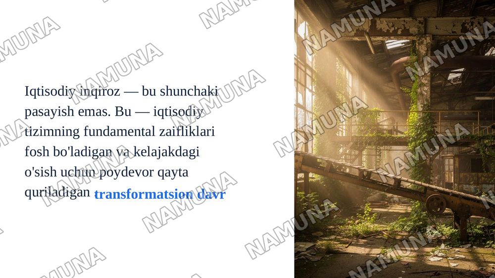 Iqtisodiy inqirozlar — 2-slayd