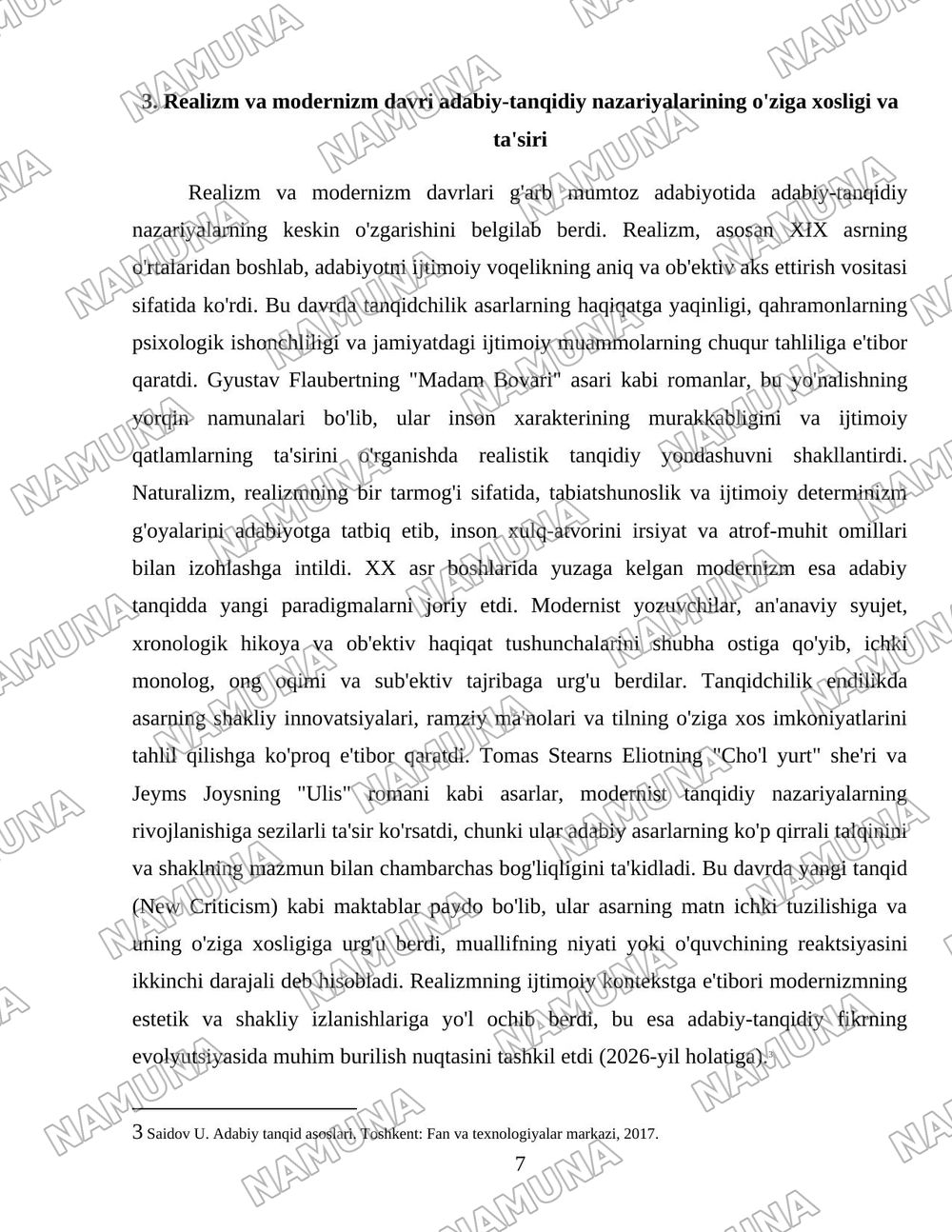 G'arb mumtoz adabiyotida adabiy-tanqidiy qarashlar — 7-varaq