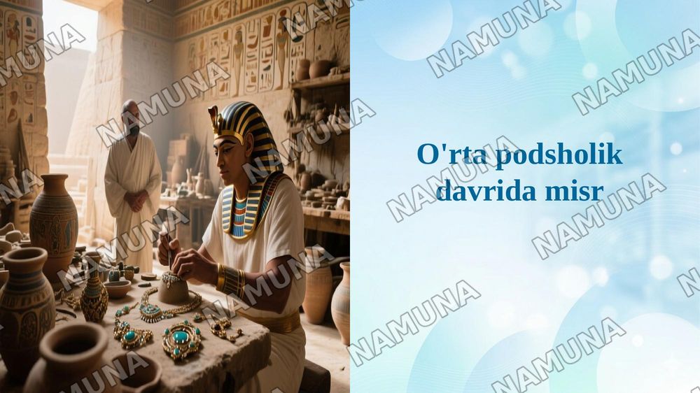 O'rta podsholik davrida misr — 1-slayd