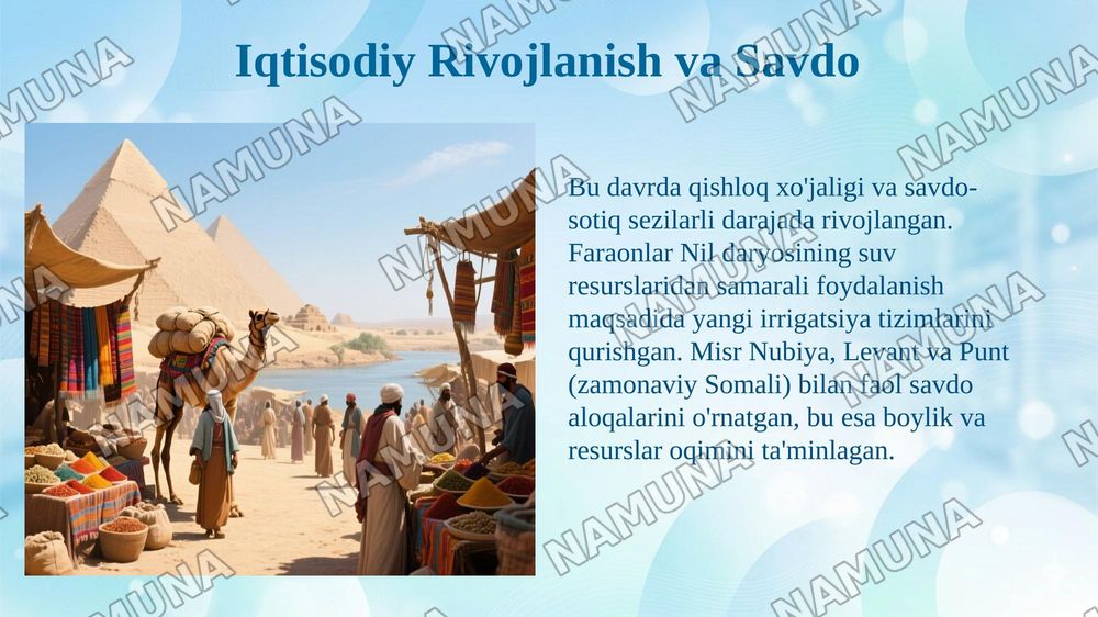 O'rta podsholik davrida misr — 6-slayd