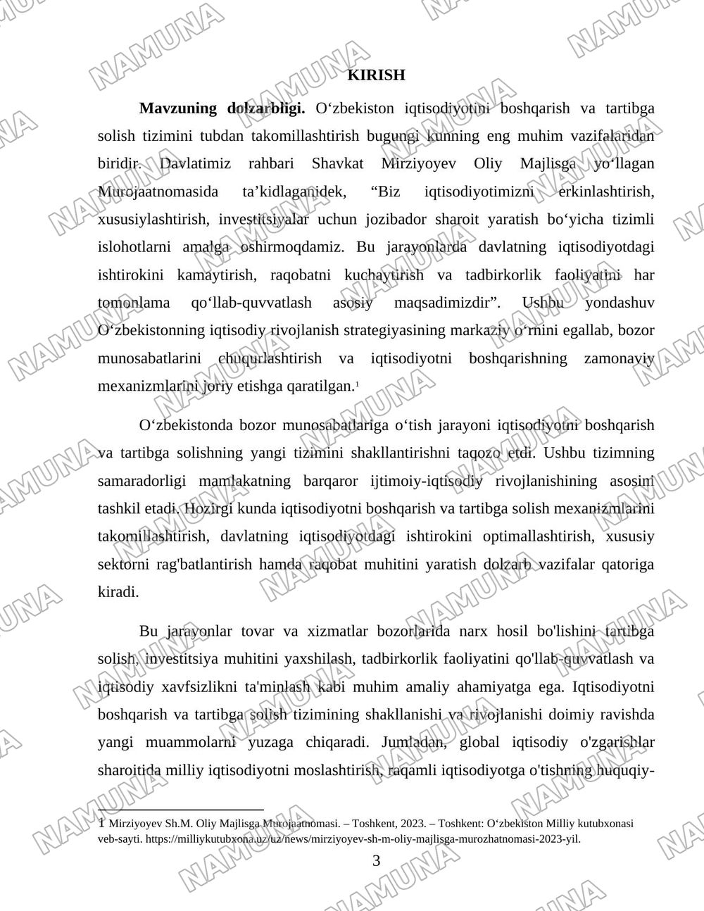 Oʻzbekistonda iqtisodiyotni boshqarish va tartibga solish tizimining shakllanishi — 3-varaq