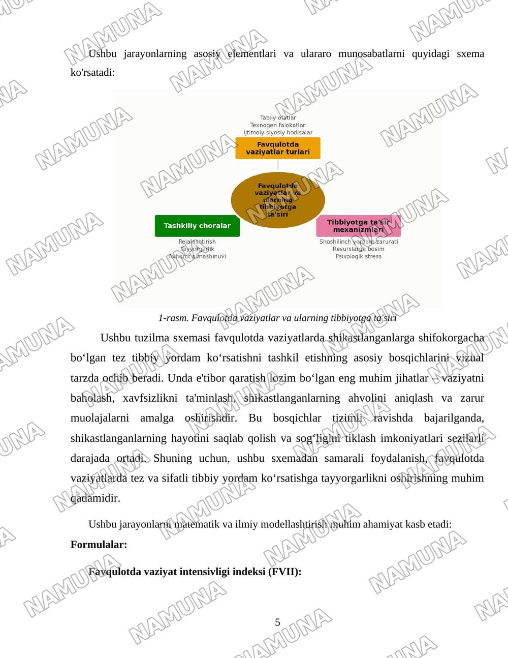 Favqulotda vaziyatlarda shikastlanganlarga shifokorgacha boʻlgan tez tibbiy yordam koʻrsatishni tashkil etish — 5-varaq