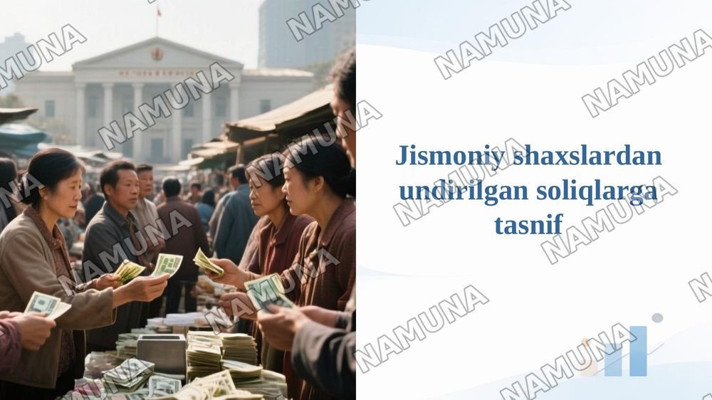 Jismoniy shaxslardan undirilgan soliqlarga tasnif — 1-slayd