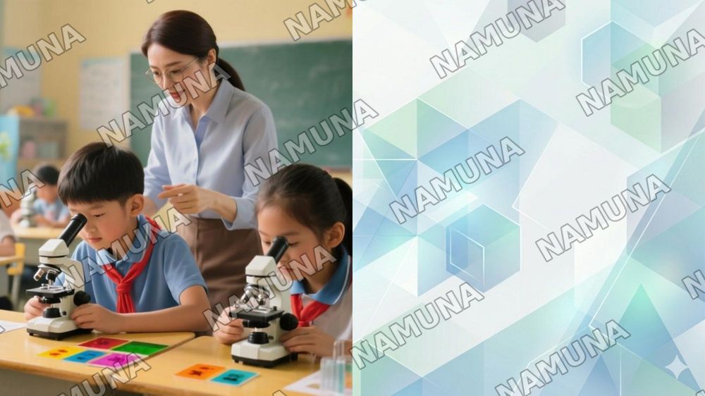 "Mikroskop. Mikroskop bilan ishlash qoidasi, vaqtinchalik preparat tayyorlash" mavzusi
Boymurodova Nigora
O'quvchilar uchun dars o'tishga moslashgan, tushunarli mazmunli, qiziqarli turli xil rasmlarga ega bo'lgan rangli va bezakli, 10 dan ortiq lest bolsin, juda ham chiroyli bo'lishi kerak — 1-slayd