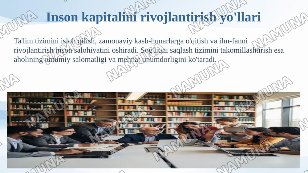 Milliy boylik uning tarkibi va ko’paytirish omillari — 8-slayd