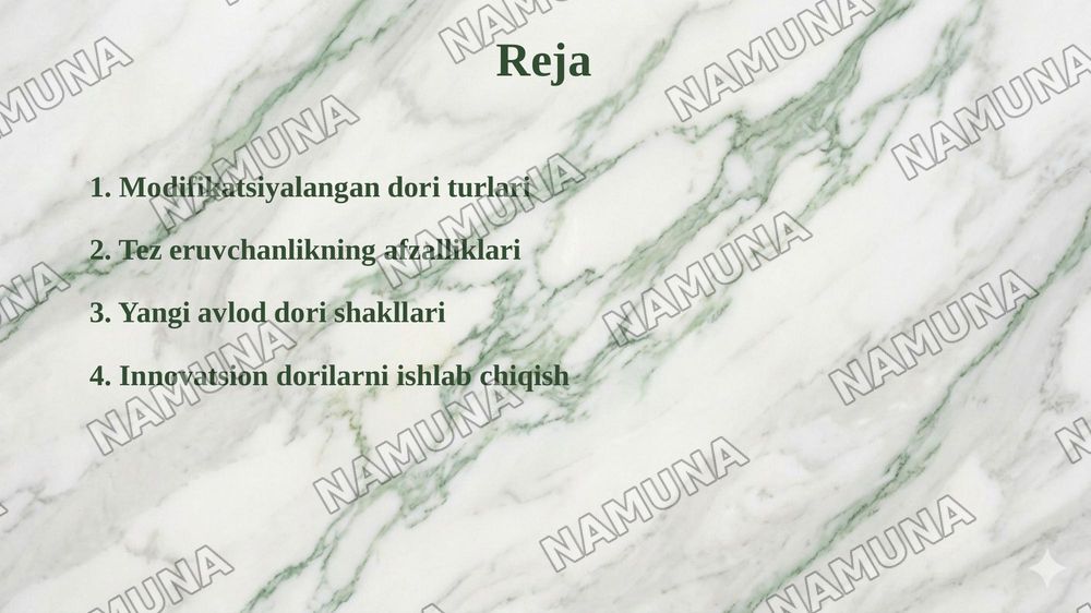 Modifikatsiyalangan peroral dori turlari.Tez eruvchan(parchalanuvchan)peroral dori turlari — 2-slayd