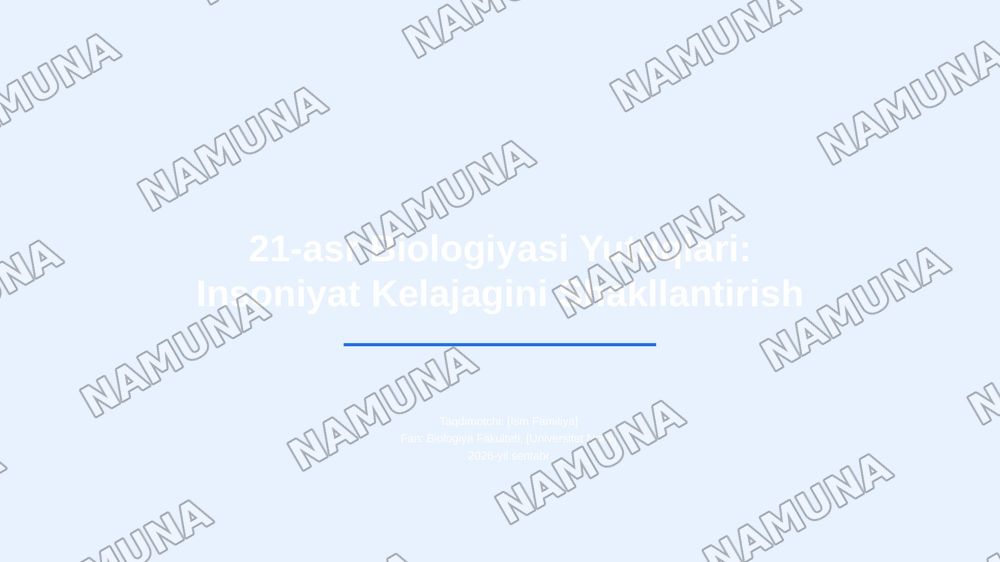 21 asr Bialogia yutuqlai — 1-slayd