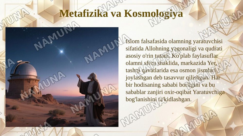 Islom falsafasi — 7-slayd