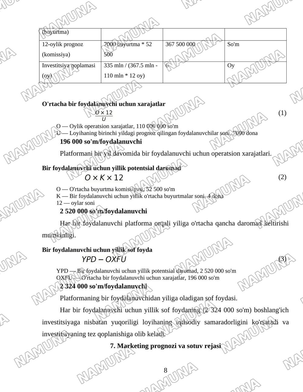 GirlSkill ayollar uchun kiyim tanlash platformasi — 8-varaq