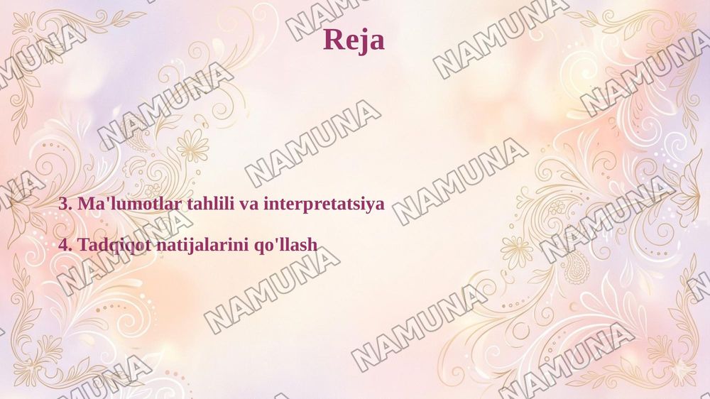 Vaziyatni o‘rganishda formativ tadqiqotni o‘tkazish. — 2-slayd