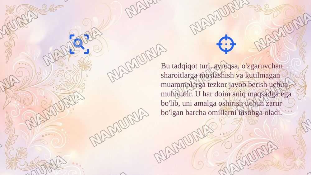 Vaziyatni o‘rganishda formativ tadqiqotni o‘tkazish. — 4-slayd