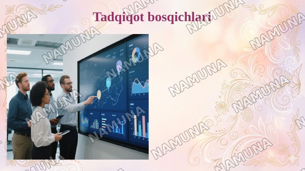Vaziyatni o‘rganishda formativ tadqiqotni o‘tkazish. — 6-slayd