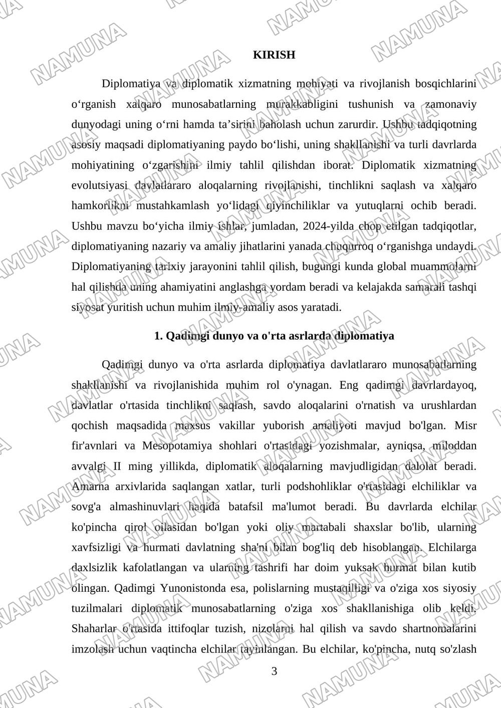Diplomatiya va diplomatik xizmat tarixi — 3-varaq