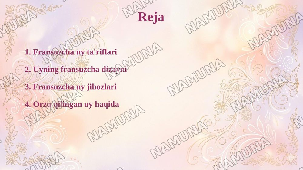 Orzuimdagi uy — 2-slayd