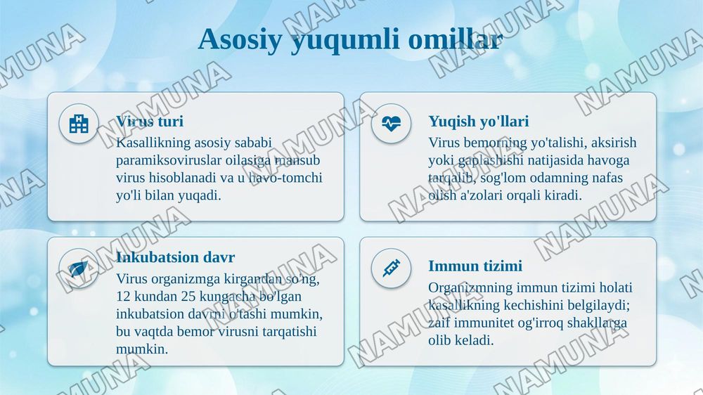 Qavarchiqlarni (Tarva)klinik kechish xususiyatlari — 4-slayd