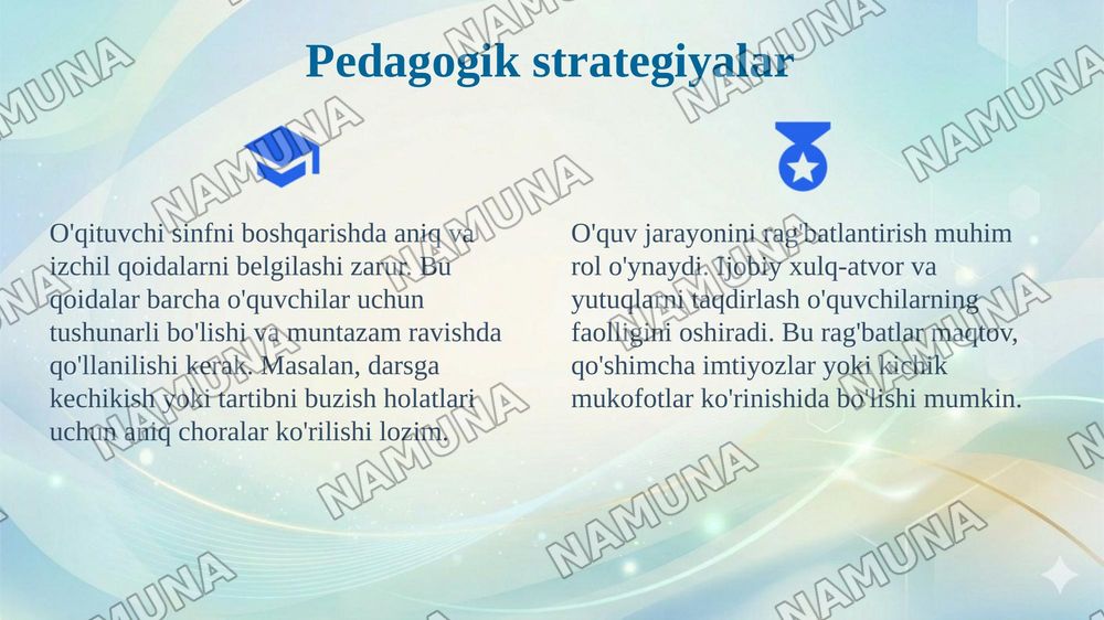 Mavzu: Sinf boshqarishding pedagogik va psixologik asoslari. — 4-slayd