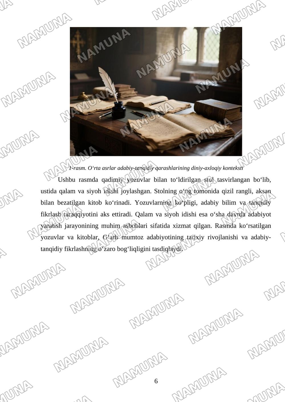 Gʻarb mumtoz adabiyotida adabiy-tanqidiy fikrlash taraqqiyoti — 6-varaq