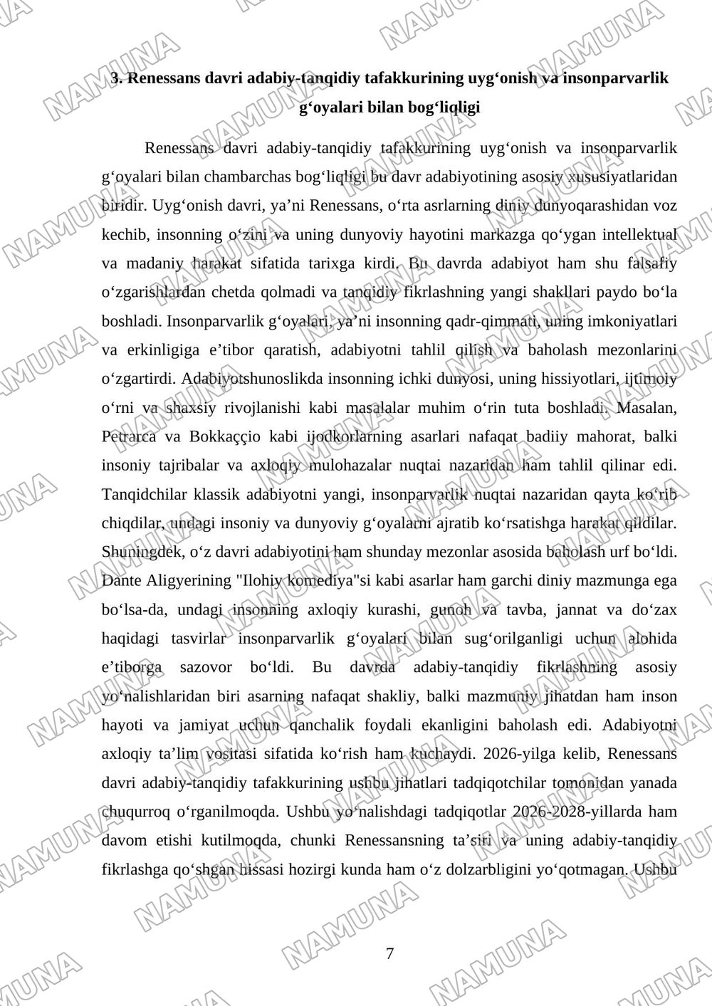 Gʻarb mumtoz adabiyotida adabiy-tanqidiy fikrlash taraqqiyoti — 7-varaq