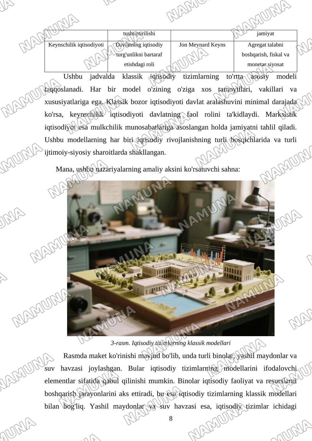 iqtisodiy tizimlar va ularning modellari — 8-varaq