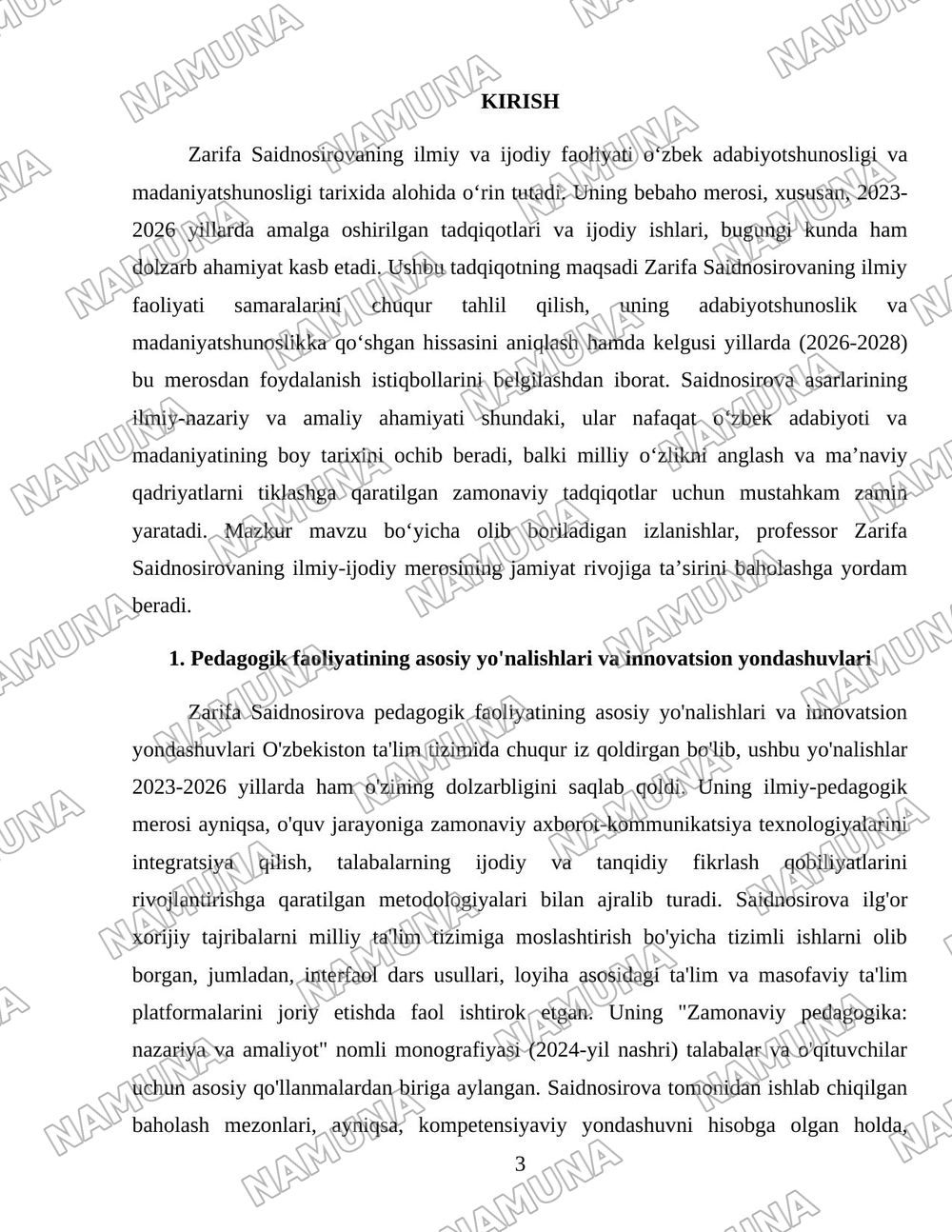 Zarifa Saidnosirovani qilgan ishlari erishgan yutuqlari — 3-varaq