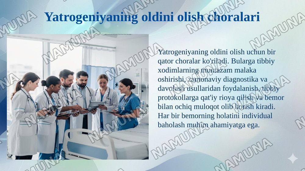 Hozirgi zamon tibbiyotida yatrogeniya muammolari. Evtanaziya muamolari — 6-slayd