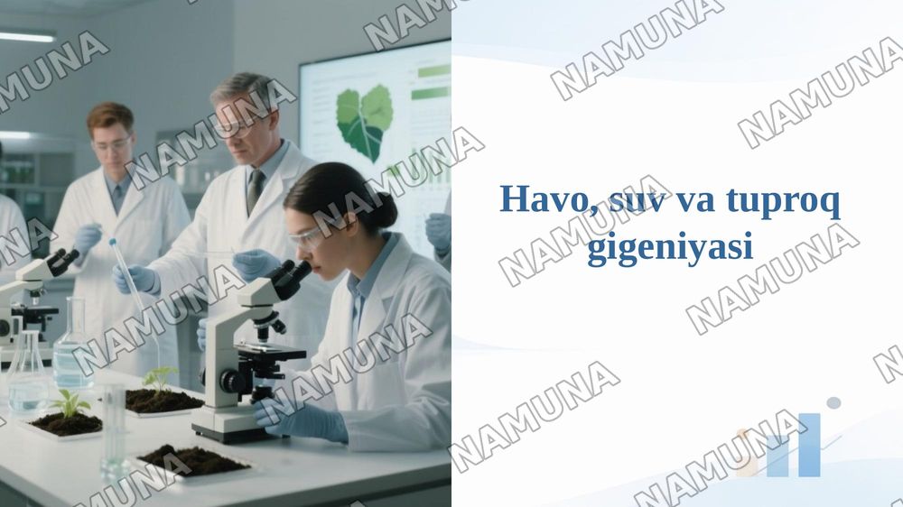 Havo, suv va tuproq gigeniyasi — 1-slayd
