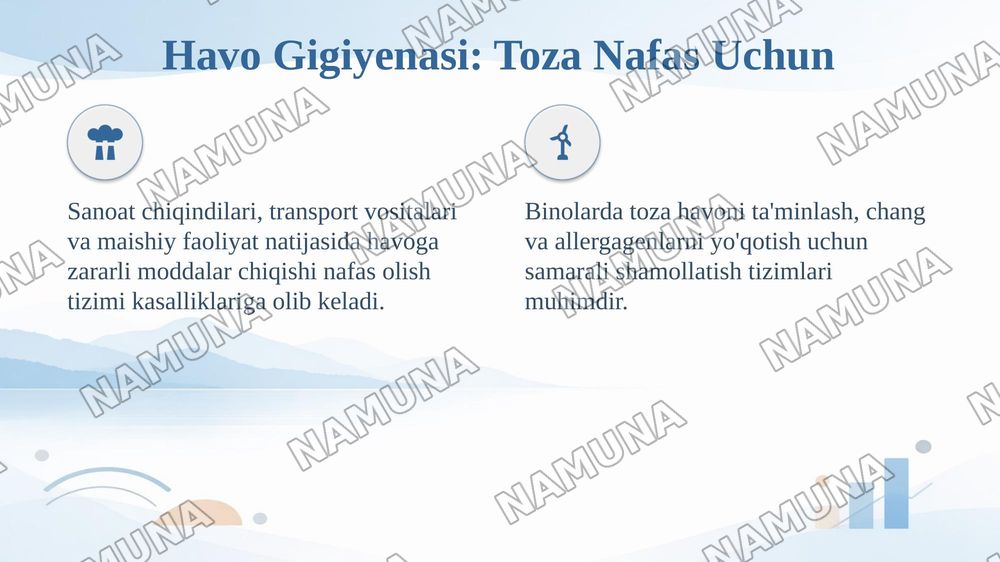 Havo, suv va tuproq gigeniyasi — 4-slayd