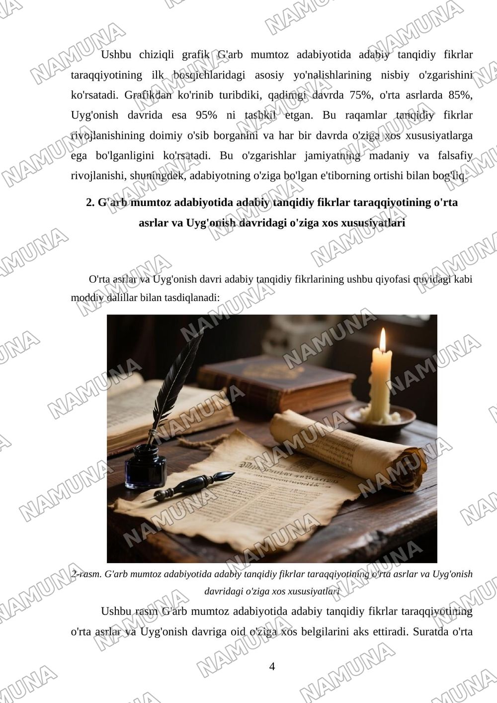 G'arb mumtoz adabiyotida adabiy tanqidiy fikrlar taraqiyoti — 4-varaq