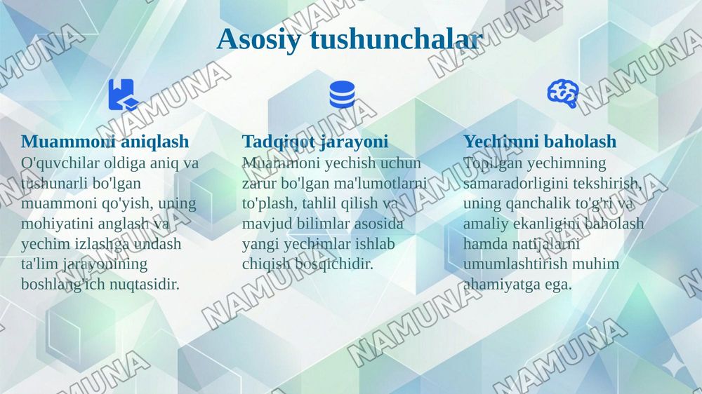 Muammoli ta’lim texnologiyasi va informatika darslari — 7-slayd